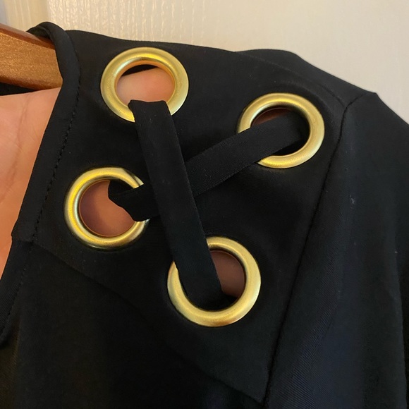 Michael Kors~ Black~ 3/4 sleeve~ Top - Picture 4 of 4